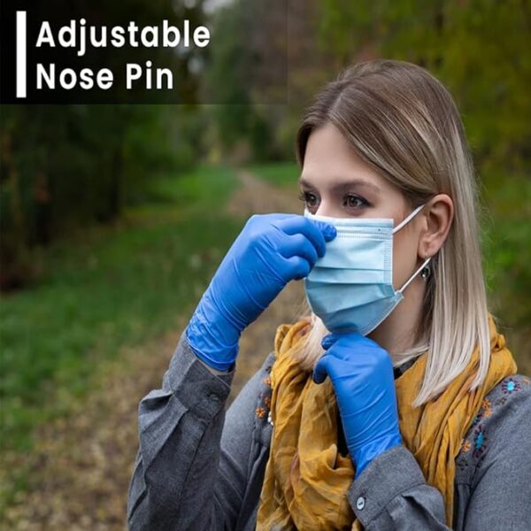 Nonwoven Fabric Disposable 3Ply Surgical Face Mask - Image 3